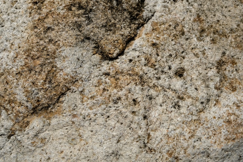 Chalk soil texture and composition