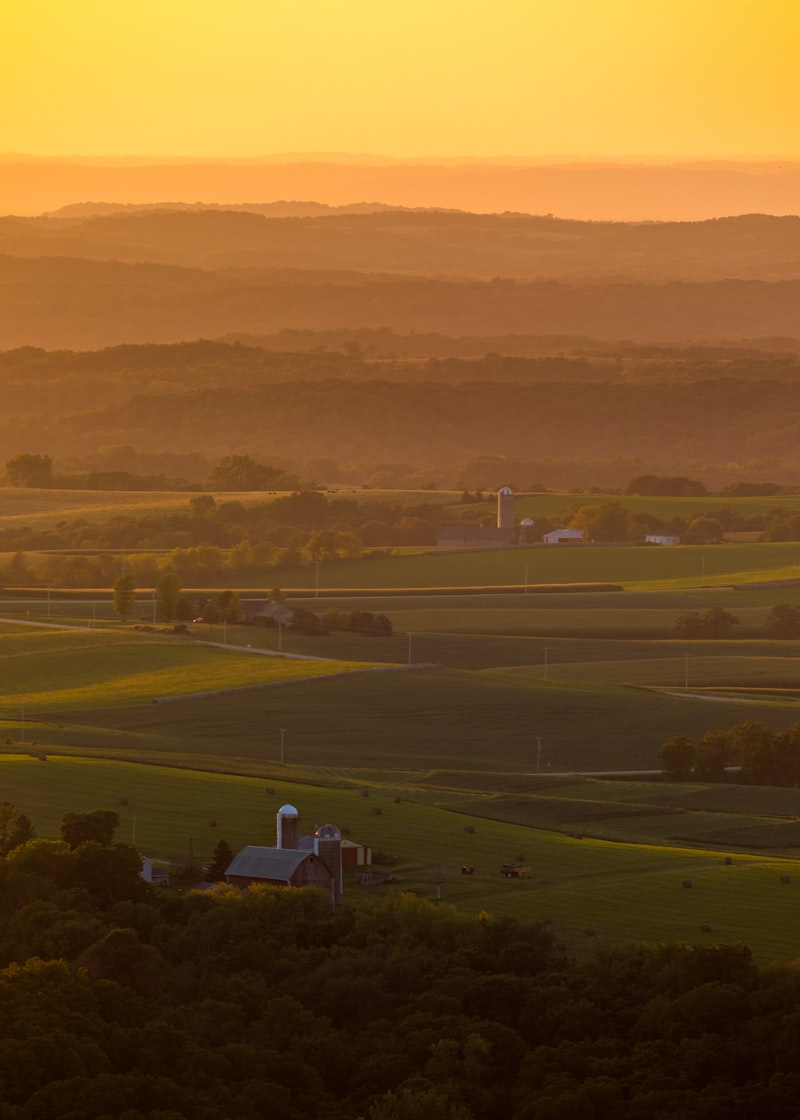 Landscape typical of USDA hardiness Zone 5a